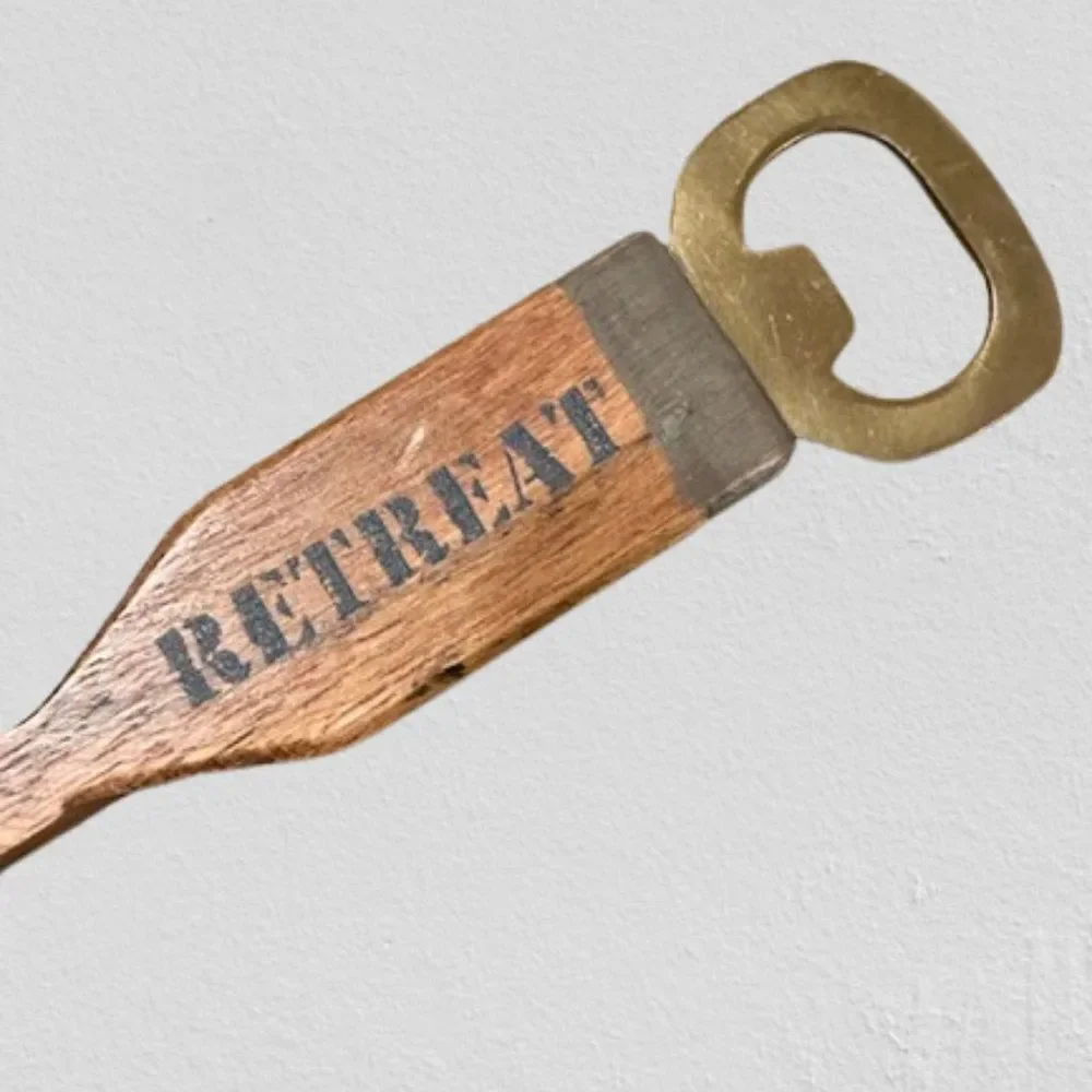 Retreat Oak Bottle Opener 4280 NWT Boutique